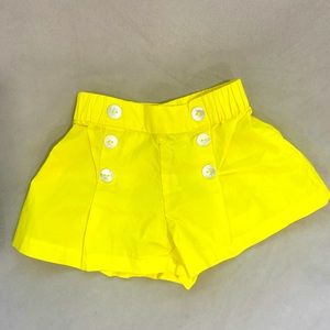 Jacadi yellow shorts 6 months
